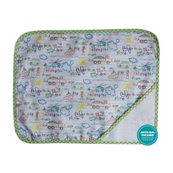 Ready to Stitch Placemat - Medium of Transport - Green